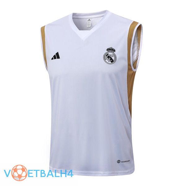 Real Madrid voetbal Vest wit 2023/2024