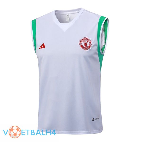 Manchester United voetbal Vest wit 2023/2024