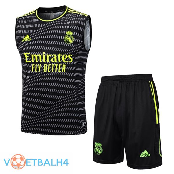 Real Madrid voetbal Vest + korte broek zwart 2023/2024