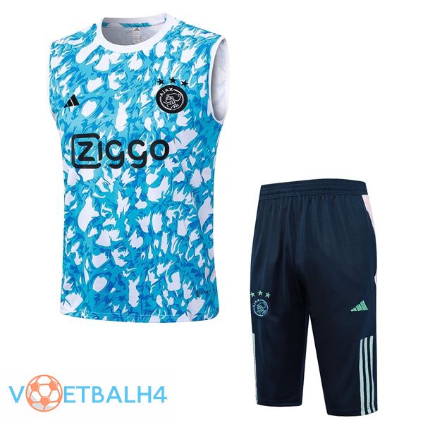 AFC Ajax voetbal Vest + korte broek blauw 2023/2024