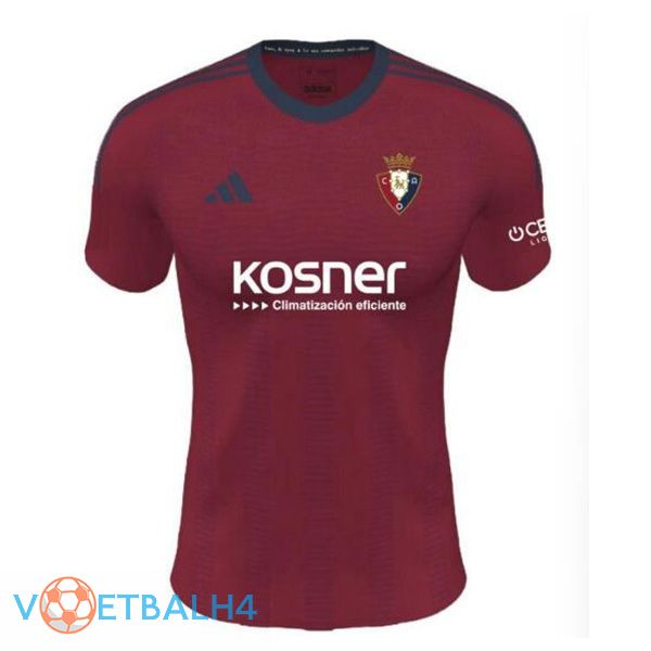 CA Osasuna thuis voetbal jersey rood 2023/2024