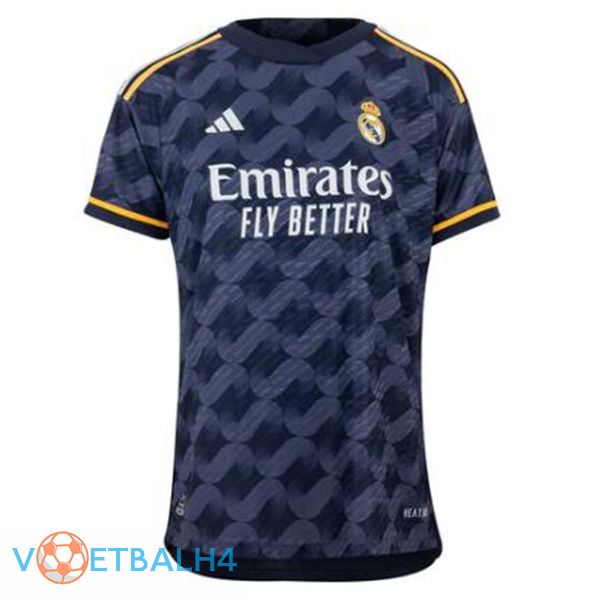 Real Madrid uit voetbal jersey blauw koninklijk 2023/2024