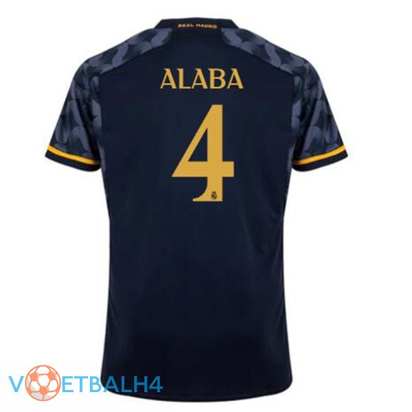 Real Madrid (Alaba 4) uit voetbal jersey blauw koninklijk 2023/2024