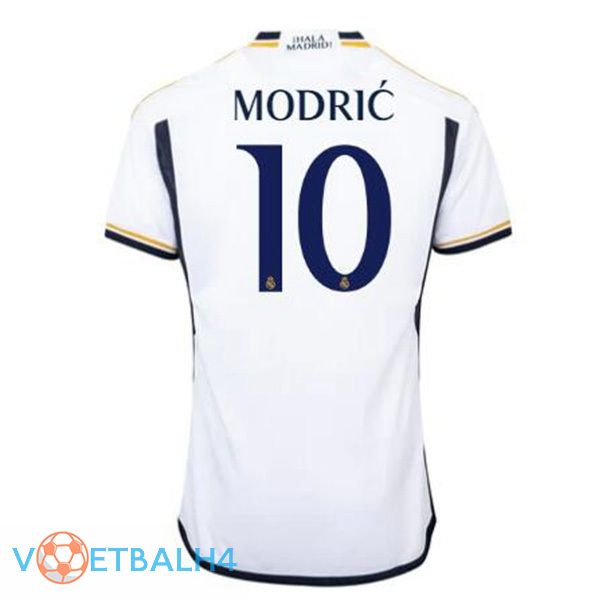 Real Madrid (Modrić 10) voetbal jersey thuis wit 2023/2024