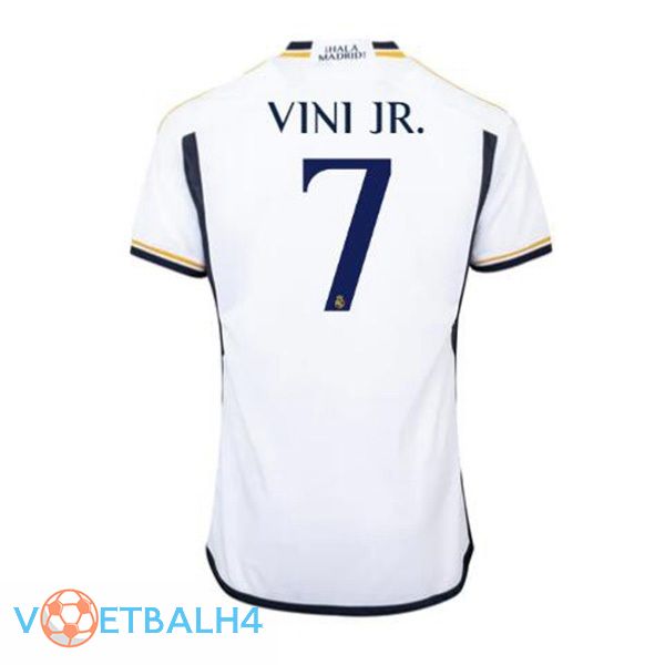 Real Madrid (Vini Jr. 7) voetbal jersey thuis wit 2023/2024