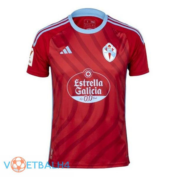 Celta Vigo uit voetbal jersey rood 2023/2024