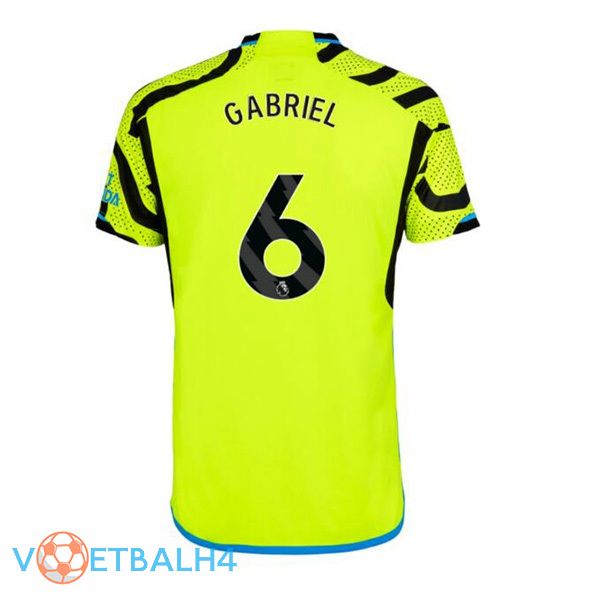 Arsenal (GABRIEL 6) uit voetbal jersey groente 2023/2024