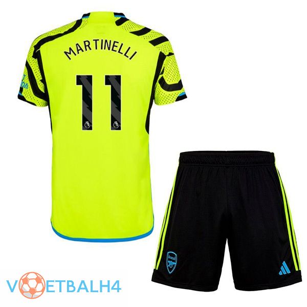 Arsenal (MARTINELLI 11) kinderen uit voetbal jersey groente 2023/2024