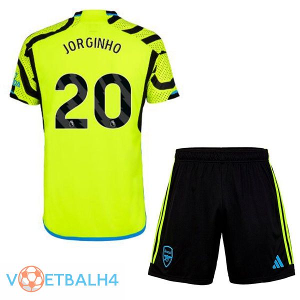 Arsenal (JORGINHO 20) kinderen uit voetbal jersey groente 2023/2024