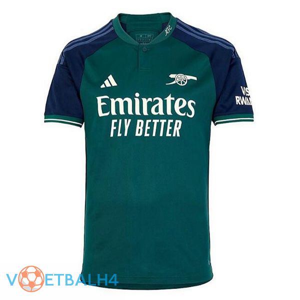 Arsenal voetbal jersey derde groente 2023/2024