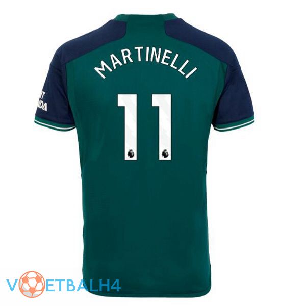 Arsenal (MARTINELLI 11) voetbal jersey derde groente 2023/2024