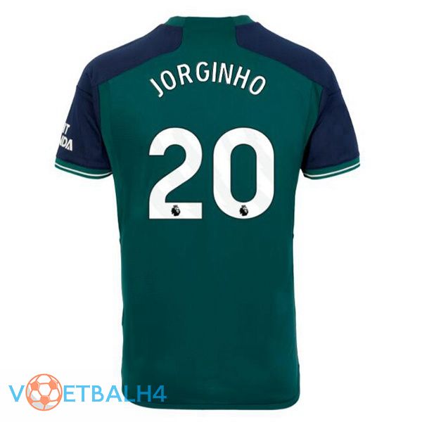 Arsenal (JORGINHO 20) voetbal jersey derde groente 2023/2024