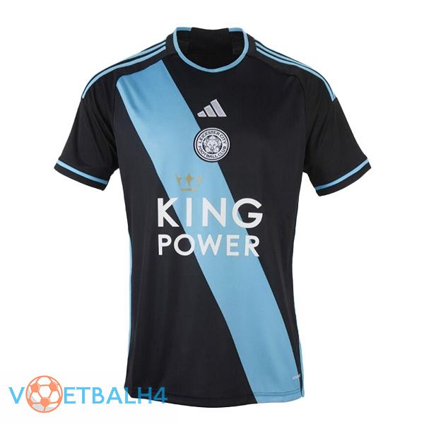 Leicester City uit voetbal jersey blauw zwart 2023/2024