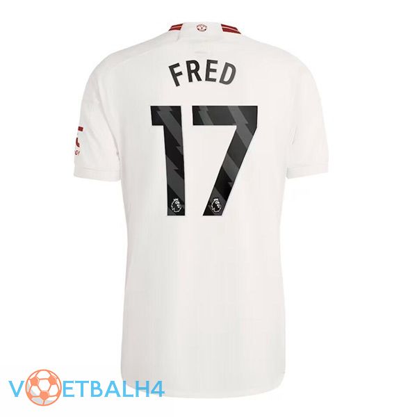 Manchester United (Frood 17) derde voetbal jersey wit 2023/2024