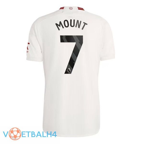 Manchester United (Mount 7) derde voetbal jersey wit 2023/2024