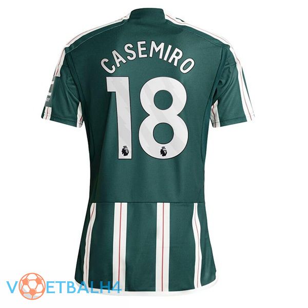 Manchester United (Casemiro 18) uit voetbal jersey groente 2023/2024