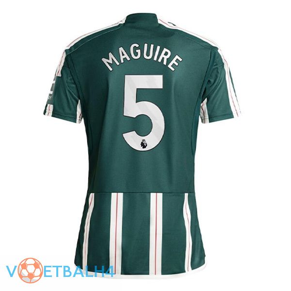 Manchester United (Maguire 5) uit voetbal jersey groente 2023/2024