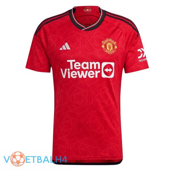 Manchester United voetbal jersey thuis rood 2023/2024