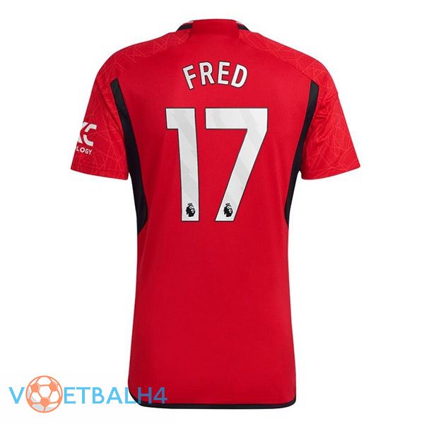 Manchester United (Frood 17) voetbal jersey thuis rood 2023/2024