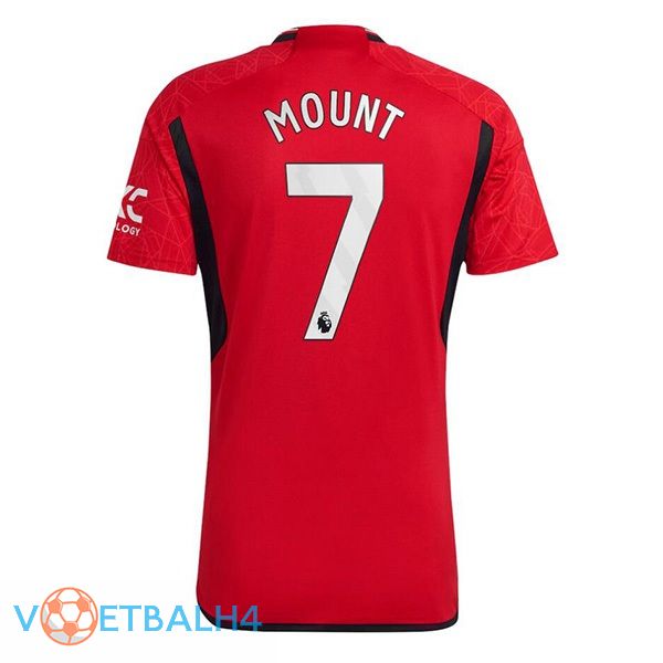 Manchester United (Mount 7) voetbal jersey thuis rood 2023/2024