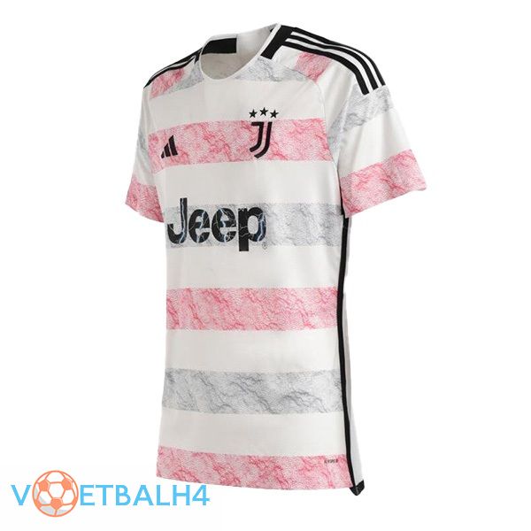 Juventus voetbal jersey uit wit 2023/2024