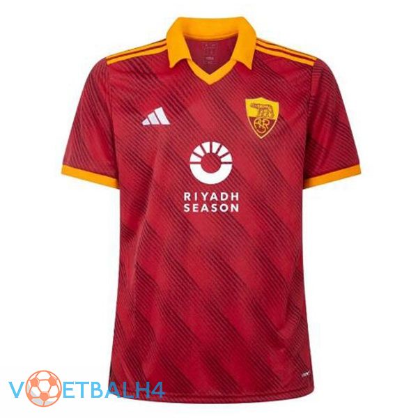 AS Roma vierde voetbal jersey rood 2023/2024