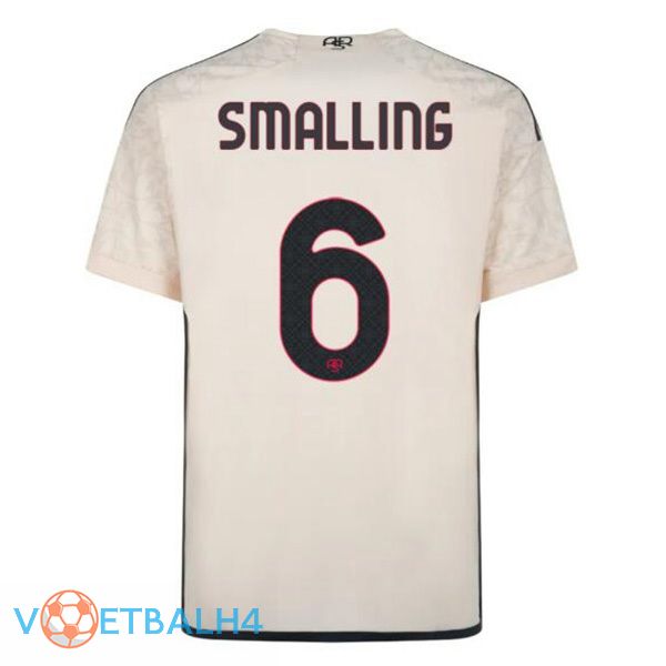 AS Roma (SMALLING 6) uit voetbal jersey geel 2023/2024