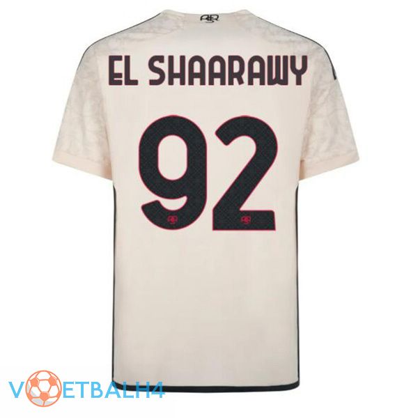 AS Roma (EL SHAARAWY 92) uit voetbal jersey geel 2023/2024