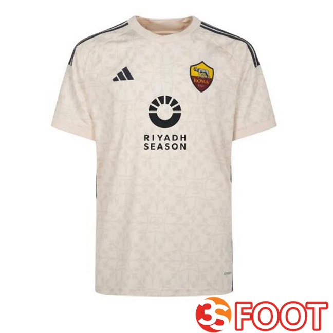 AS Roma RIYADH SEASON voetbal jersey uit geel 2023/2024