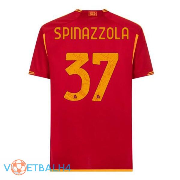 AS Roma (SPINAZZOLA 37) voetbal jersey thuis rood 2023/2024