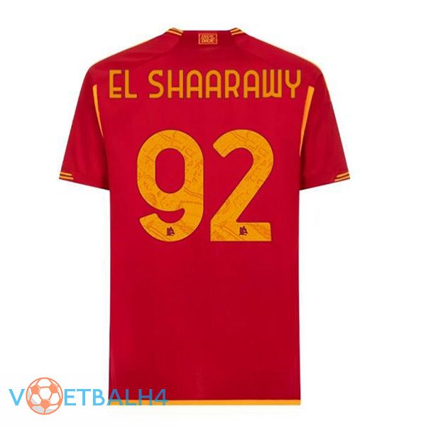 AS Roma (EL SHAARAWY 92) voetbal jersey thuis rood 2023/2024