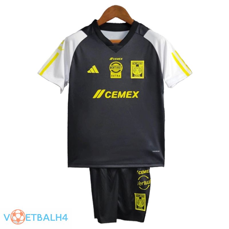 Tigres UANL kinderen voetbal jersey zwart 2023/2024