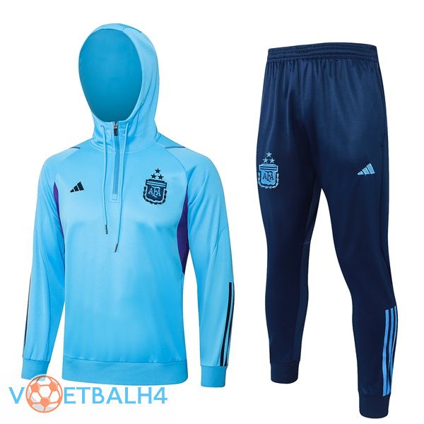 Argentinië trainingspak Hoodie blauw 2023/2024