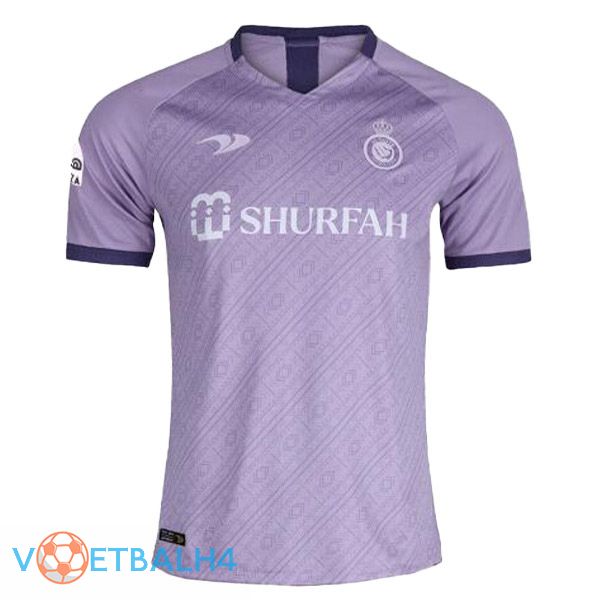 Al-Nassr FC voetbal jersey vierde paars 2022/2023