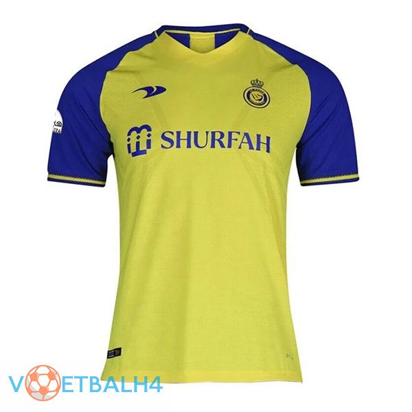 Al-Nassr FC voetbal jersey thuis geel 2022/2023