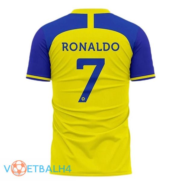 Al-Nassr FC (RONALDO 7) voetbal jersey thuis geel 2022/2023