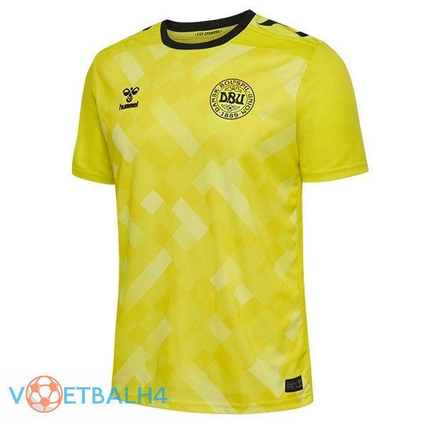 Denemarken doelman voetbal jersey geel 2024/2025