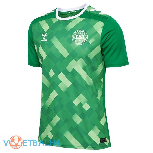 Denemarken doelman voetbal jersey groente 2024/2025