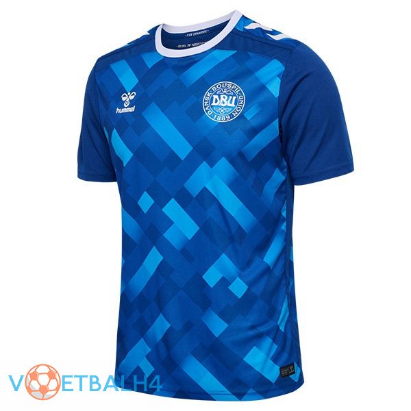 Denemarken doelman voetbal jersey blauw 2024/2025