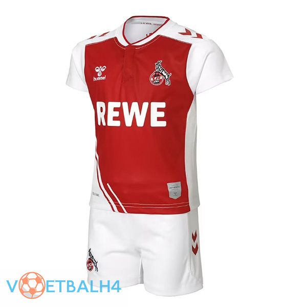 FC Koln kinderen voetbal jersey thuis rood wit 2022/2023