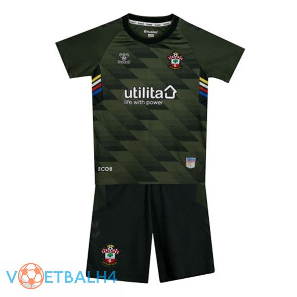 Southampton FC kinderen voetbal jerseys derde zwart 2022-2023