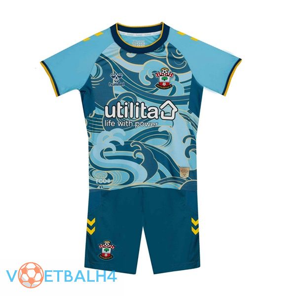 Southampton FC kinderen voetbal jerseys uit blauw 2022-2023