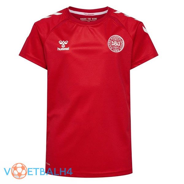 Denemarken Dames thuis rood Women's Euro jersey 2022