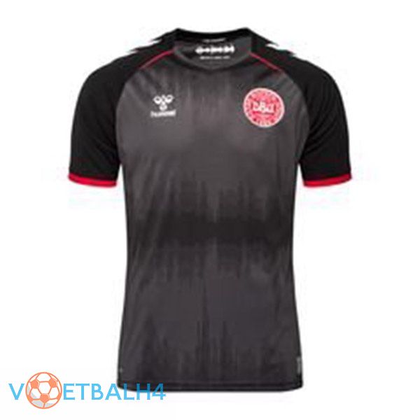 Denemarken voetbal jersey doelman zwart 2022/2023