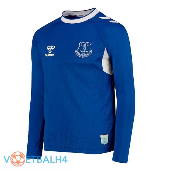 Everton voetbal jerseys thuis lange mouwblauw 2022-2023