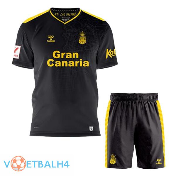 UD Las Palmas kinderen uit voetbal jersey zwart 2023/2024