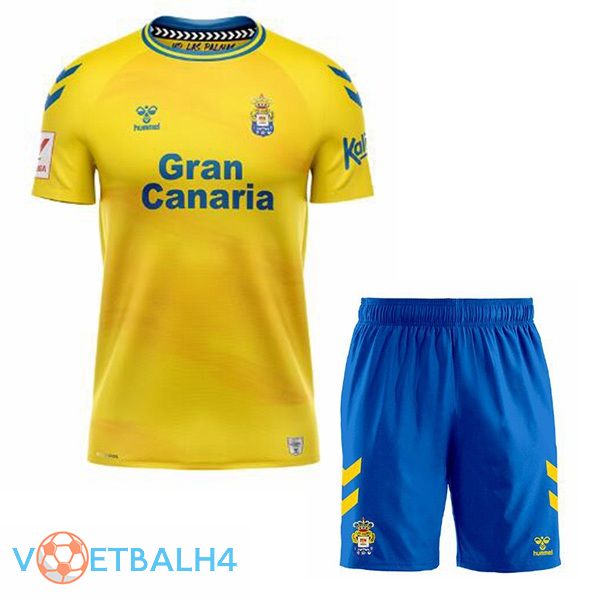 UD Las Palmas kinderen voetbal jersey thuis geel 2023/2024