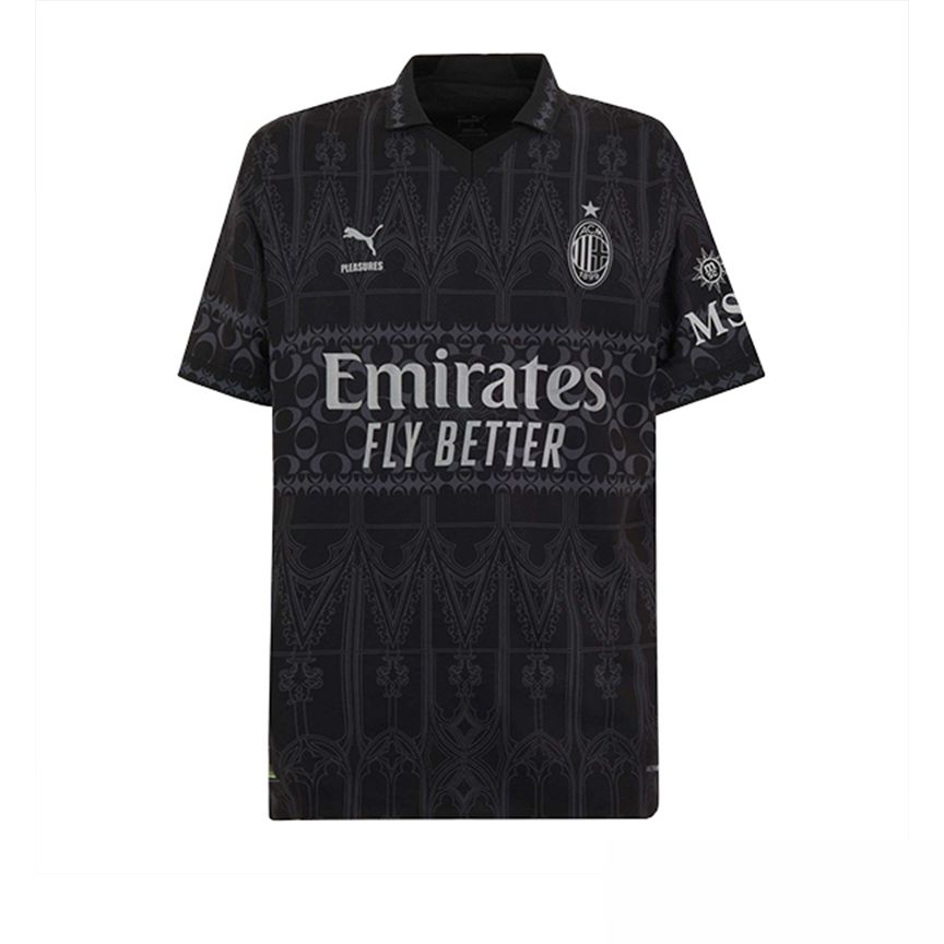 AC Milan voetbal jersey vierde zwart 2023/2024