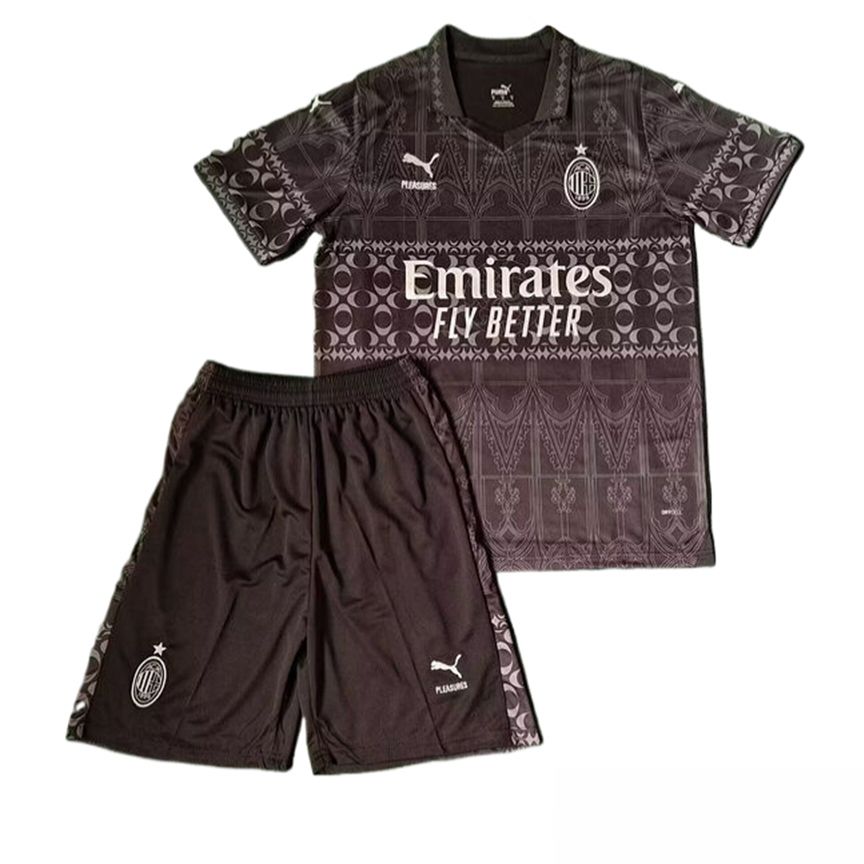 AC Milan kinderen voetbal jersey vierde zwart 2023/2024