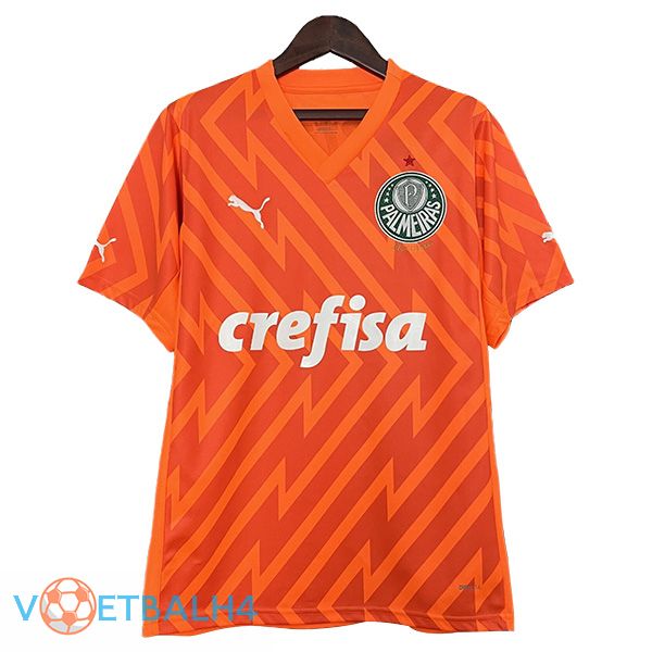 Palmeiras doelman voetbal jersey oranje 2024/2025